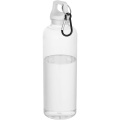 Oregon 750 ml RCS perdirbto plastiko vandens butelis su karabinu, Balta