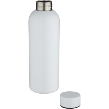 Spring 750 ml RCS perdirbto nerūdijančio plieno viensienis vandens butelis, Balta – detalės vaizdas 4