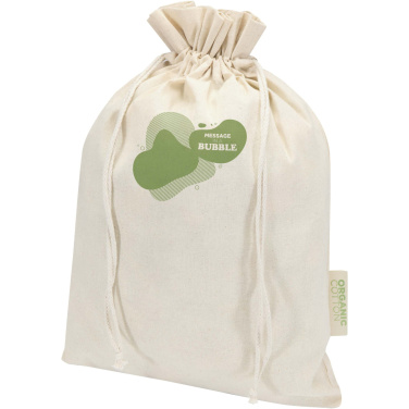 Logotrade reklaminiai produktai nuotrauka: Odisha 140 g/m² OCS ekologiškas dovanų maišelis - 42 x 30 cm