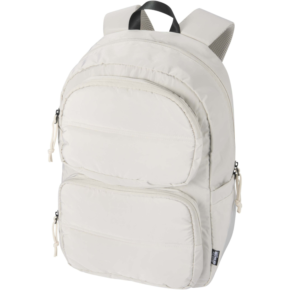 Logotrade dovana nuotrauka: „Puffer 15.6“ GRS perdirbto nešiojamojo kompiuterio kuprinė, 18 l