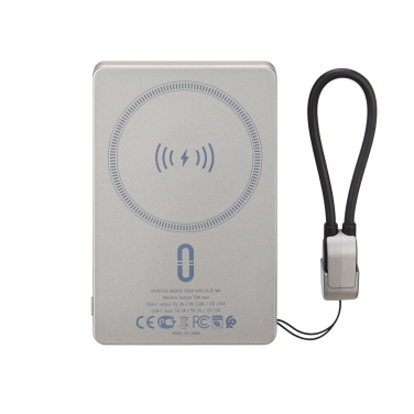 Logotrade verslo dovanos nuotrauka: Belaidis išorinis akumuliatorius „Magsafe VA2616“, 15 W, 5000 mAh, „RIVACASE“