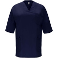 „Panacea“ 160 g/m2 unisex trumpomis rankovėmis palaidinė, Tamsiai mėlyna