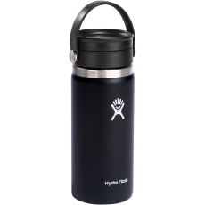„Hydro Flask Wide Mouth“ 473 ml talpos izoliuotas nerūdijančio plieno puodelis su „Flex Sip™“ dangteliu