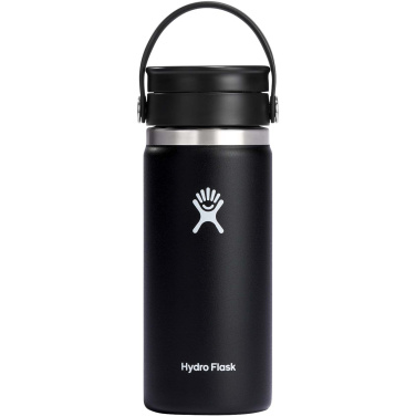 Logotrade reklaminės dovanos nuotrauka: „Hydro Flask Wide Mouth“ 473 ml talpos izoliuotas nerūdijančio plieno puodelis su „Flex Sip™“ dangteliu