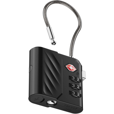 „Xtorm Lock Tag TSA“ kodinė spyna su vietos nustatymo sekikliu, gaminio vaizdas, Juoda (3)