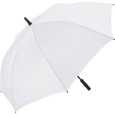 FARE Fibermatic XL patvarus automatinis golfo skėtis 130 cm su logotipu, balta – produkto nuotrauka