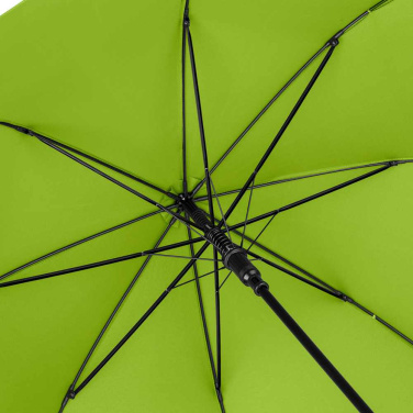 FARE ekonomiškas automatinis skėtis Windproof 100 cm su logotipu, laimo žalia – detalės vaizdas 7