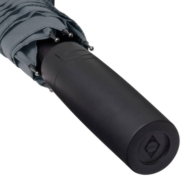 FARE audrai atsparus automatinis skėtis Windproof PLUS 105 cm su logotipu, pilka – detalės vaizdas 7