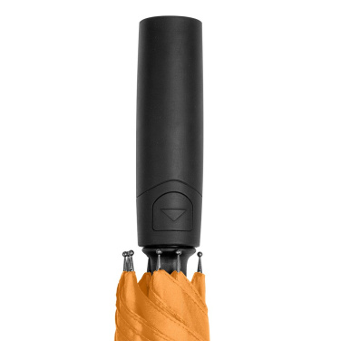 FARE audrai atsparus automatinis skėtis Windproof PLUS 105 cm su logotipu, oranžinė – detalės vaizdas 4