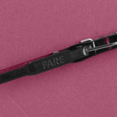 FARE® automatiškai atsidarantis kišeninis skėtis su logotipu, bordo – detalės vaizdas 8
