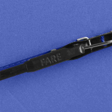FARE® automatiškai atsidarantis kišeninis skėtis su logotipu, euro mėlyna – detalės vaizdas 9