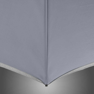 FARE® Jumbomagic® Windfighter® 2.0 automatinis golfo kišeninis skėtis su logotipu, pilka (waterSAVE®) – detalės vaizdas 10
