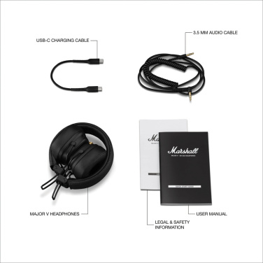Marshall Major V-100H+ ausinės, gaminio vaizdas