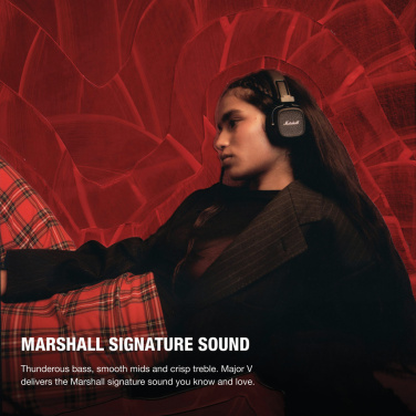 Marshall Major V-100H+ ausinės, gaminio naudojimo vaizdas