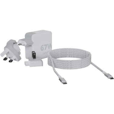 Xtorm XVC2067 kelioninis įkroviklis su UK kištuku ir pintu USB-C laidu