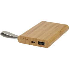 Tulda 5000 mAh bambukinė išorinė baterija