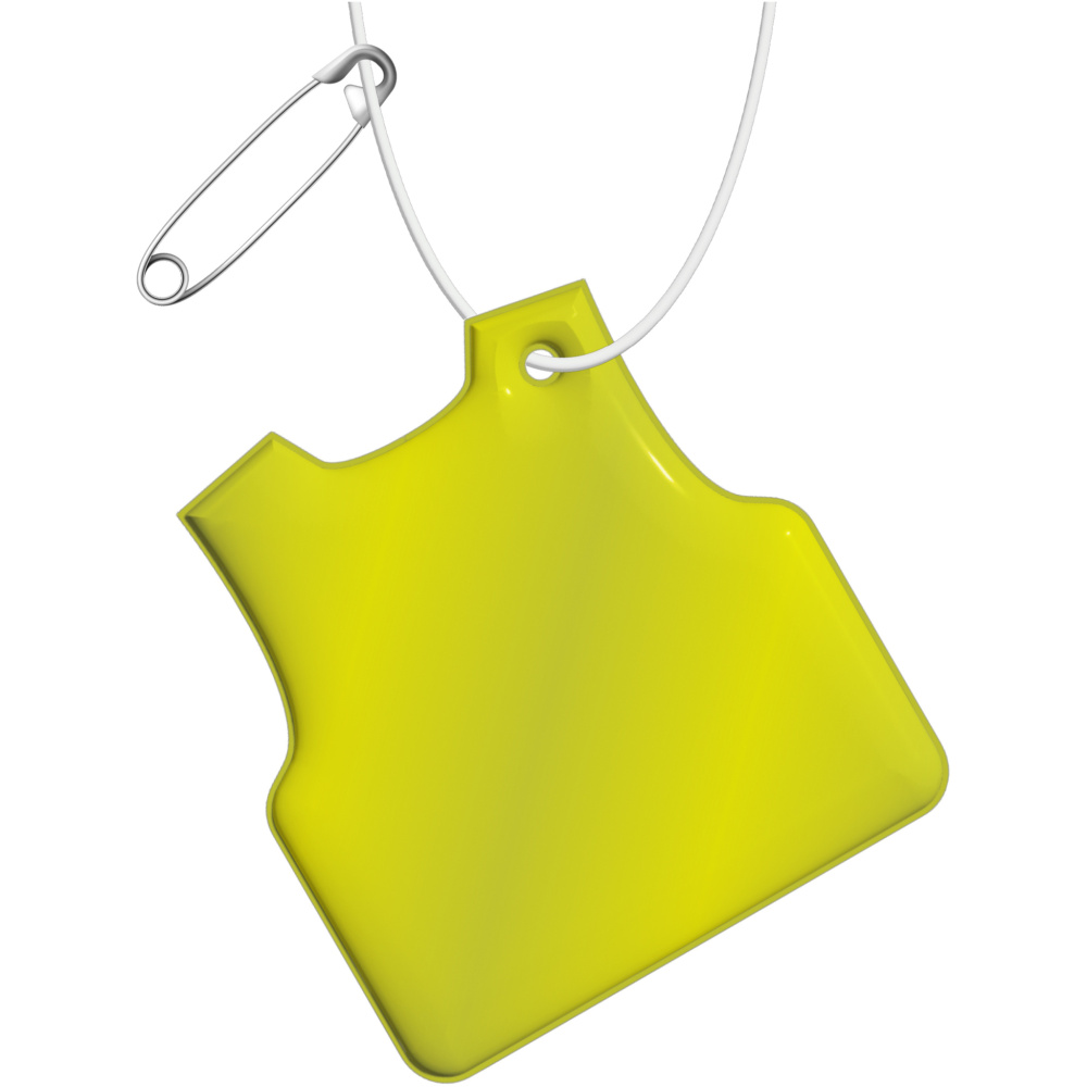 RFX™ H-16 liemenės šviesą atspindinti PVC pakaba, Neoninė geltona, gaminio vaizdas