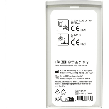 MiniKit pirmosios pagalbos rinkinys nudegimams, gaminio vaizdas