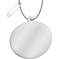 RFX™ H-09 ovali atspindinti PVC atšvaitas, Balta