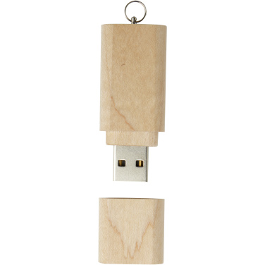 Medinis USB 2.0 su raktų pakabuku, gaminio vaizdas