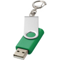 Rotate USB atmintinė su raktų žiedu, Žalia