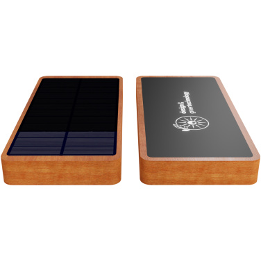 SCX.design P32 10 000 mAh saulės energija varoma išorinė baterija, gaminio vaizdas, Mediena (4)