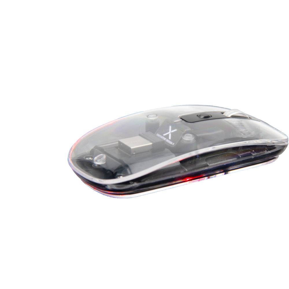 SCX.design O24 skaidri daugiamodė belaidė 2,4 GHz „Bluetooth®“ pelė, gaminio vaizdas