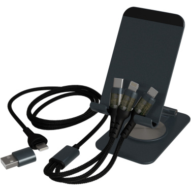 SCX.design O32 sulankstomas telefono stovas su 3 viename įkrovimo laidu, gaminio vaizdas