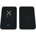 SCX.design P28 5000 mAh išorinė baterija su sulankstomu žiedu, Juoda