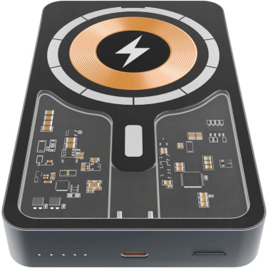 SCX.design P24 15W 10 000 mAh „MagSafe“ išorinė baterija, gaminio vaizdas, Juoda (4)