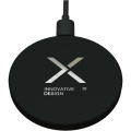 SCX.design W37 15 W ypač plonas perdirbto aliuminio belaidžio įkrovimo padėklas, Juoda