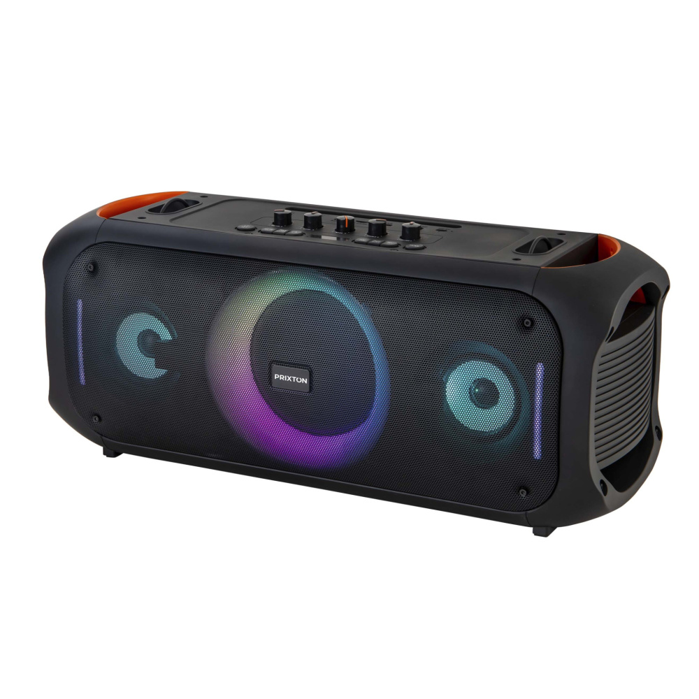 Prixton Jaia Max 75W karaoke Bluetooth® garsiakalbis, Juoda, gaminio vaizdas