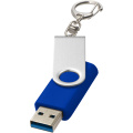 Rotate USB atmintinė USB 3.0 naudodami raktų pakabuką, Karališkoji mėlyna