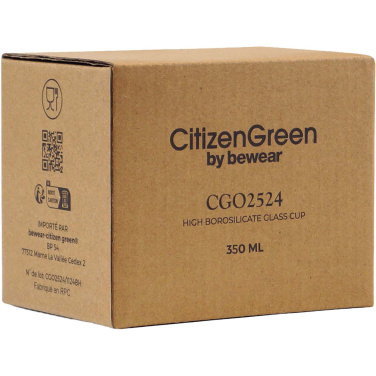 „Citizen Green Purdrink“ borosilikatinio stiklo puodelis, gaminio vaizdas