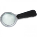 Didinamasis stiklas su LED lempute MONICA, juoda