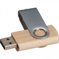 Medinė USB atmintinė 4GB 2.0 KLAUDIA, ruda