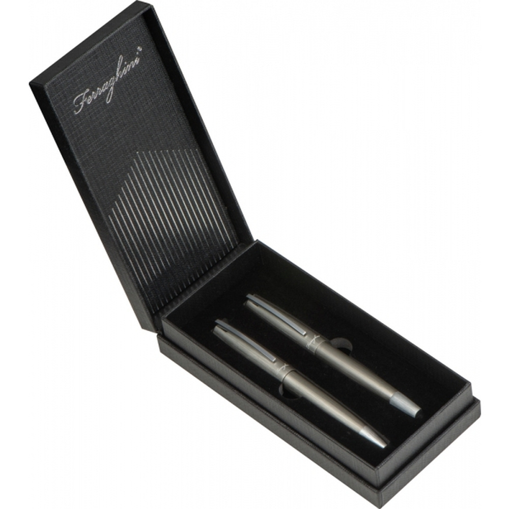 Rašymo rinkinys tušinukas ir ritininis rašiklis Ferraghini GERARDO, gaminio vaizdas