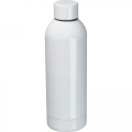 Terminis plieninis butelis 550 ml, pagamintas iš perdirbto plieno SARA, balta