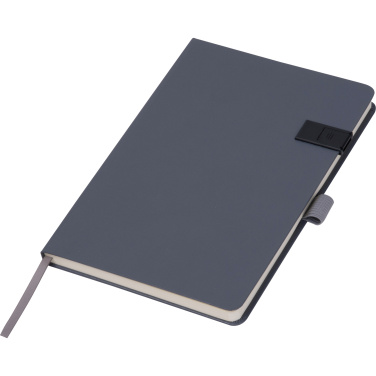 Linijuotas užrašų knygutė su 16 GB USB atmintine FRANCESCO, gaminio vaizdas