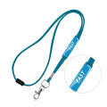 Poliesterio virvelė su reguliuojamu ir saugiu užsegimu / Ribbon, Turquise Blue
