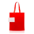 80 g TNT sulankstomas maišelis su sagute / Foldbag, raudona
