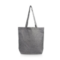 190 g/m2 sulankstomas perdirbtos medvilnės maišelis / Vikbar, juoda