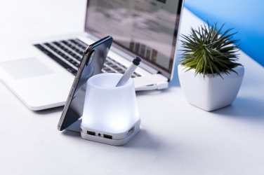 Lumeo – rašiklio laikiklis su USB šakotuvu, papildomas gaminio vaizdas 3