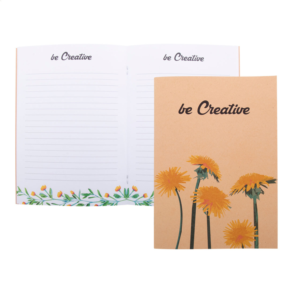 CreaNote Plus A5 Eco – pasirinktinis užrašų knygelė, gaminio vaizdas