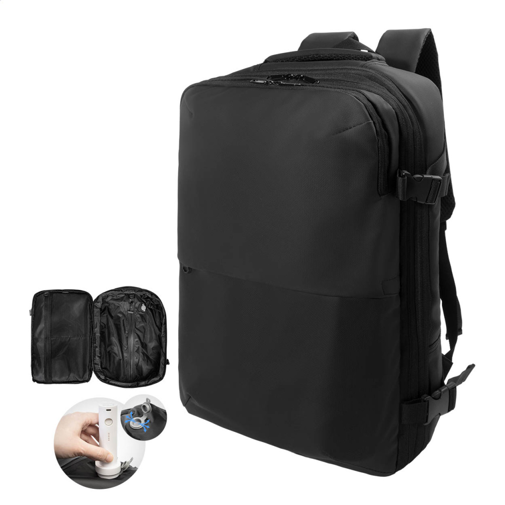 AeroBack – vakuuminio suspaudimo kuprinė, gaminio vaizdas