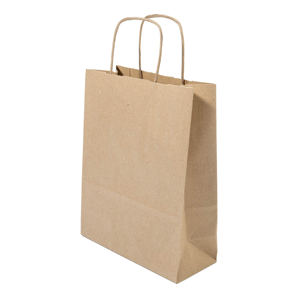 Papbag L – didelis popierinis dovanų maišelis, natūralus, gaminio vaizdas