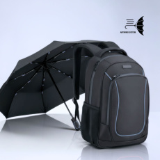 Dynamic rinkinys: verslo kuprinė 15” ir automatinis skėtis