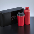 Nordic rinkinys: termogertuvė 500 ml ir termopuodelis 350 ml, raudona
