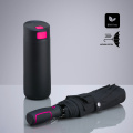 Dynamic Set: kavos puodelis 450 ml ir automatinis skėtis, rožinė