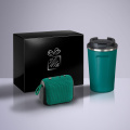 Everyday Set: Nordic termopuodelis 350 ml ir belaidė kolonėlė, žalia